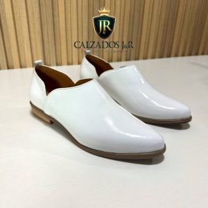 Babucha caro blanco richato