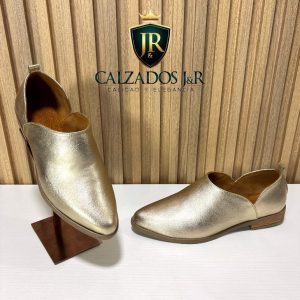 Babucha caro dorado liso
