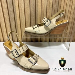 Chala alondra cuero beige richato