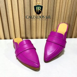 Puntilla zara fucsia liso
