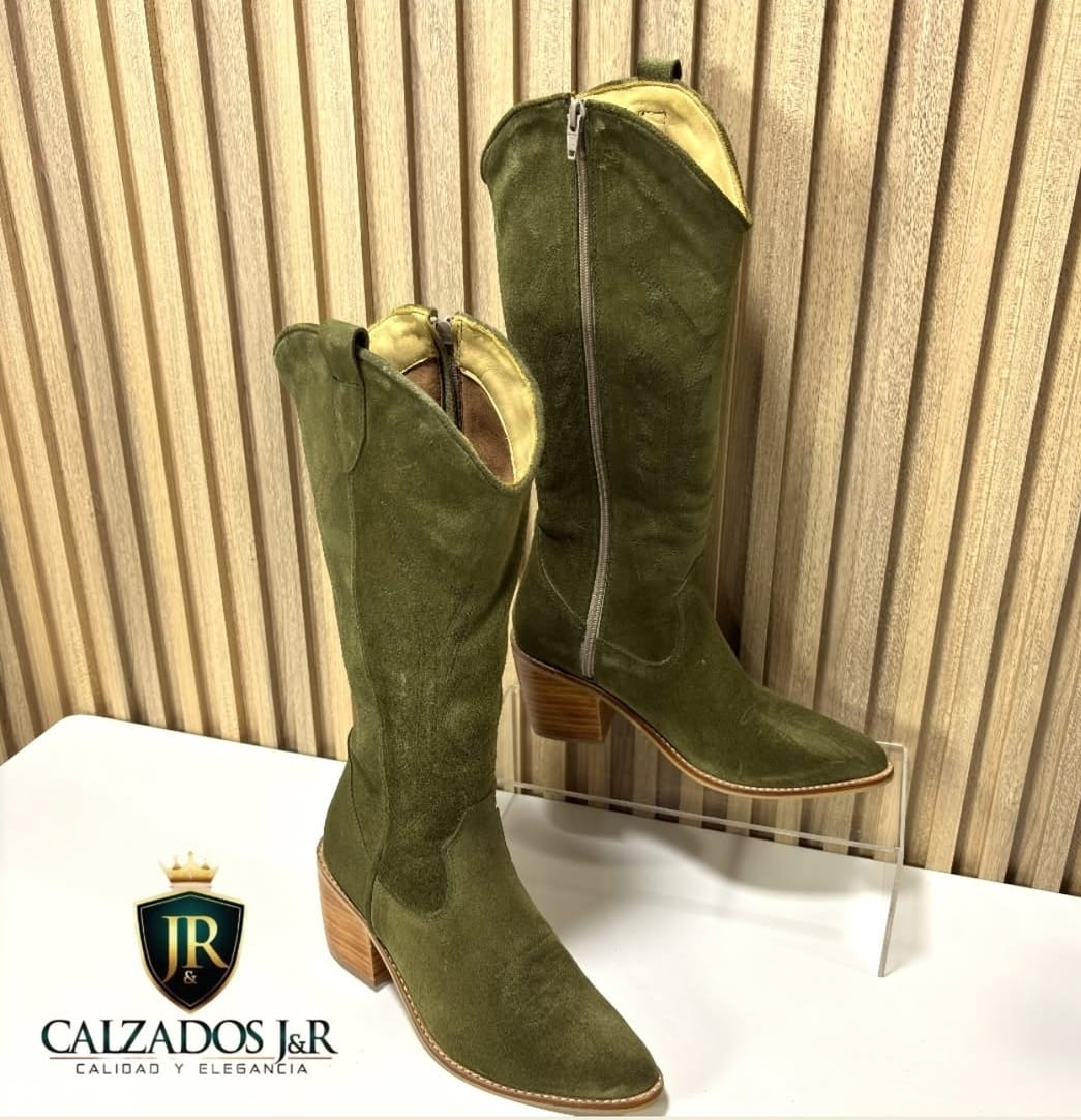 Bota texana reno verde