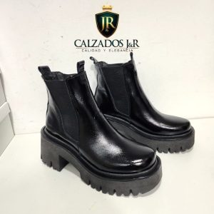 Botín luana negro liso