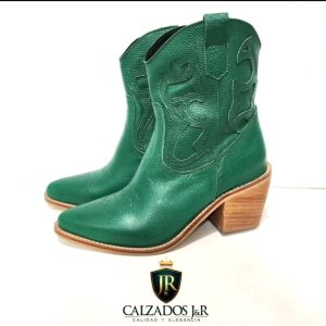 botin texano karla verde granito